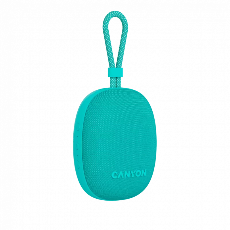Canyon OnMove 12 - Altifalante Bluetooth v5.3 portátil - 5W - TWS - IPX7 - 12 horas - carregamento USB-C
