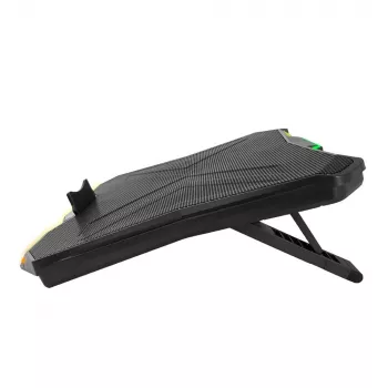 Base de arrefecimento para portátil ESPERANZA EGC110 para 17 polegadas (43,2 cm), 1 ventoinha de 18 cm, 800 rpm, 63 CFM, USB 2.0, preta