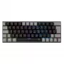 Teclado de gaming mecânico White Shark Wakizashi WAKIZASHI-2 com US Red Switches, preto-cinzento
