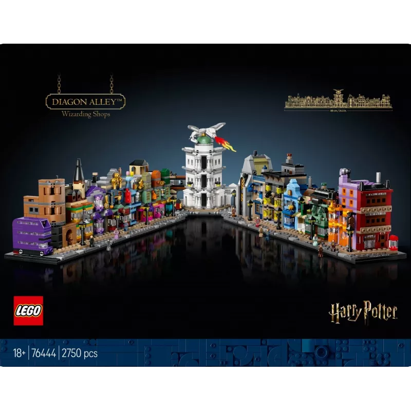 LEGO HARRY POTTER 76444 Lojas mágicas do Diagon Alley