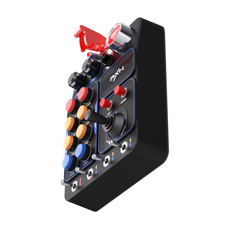 Caixa de controlo painel de botões PXN PXN-CB1 para simracing — painel de interruptores externo com vários botões