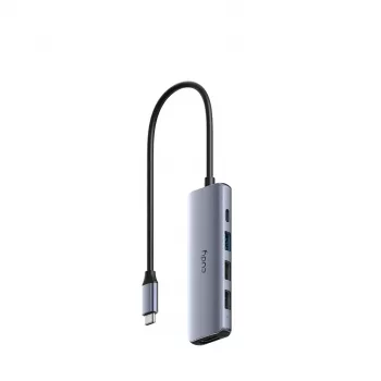 CUDY UH405 Hub USB-C 5-IN-1 com HDMI 4K