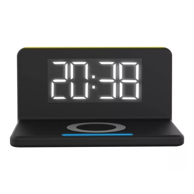 Despertador digital Terratec ChargeAir preto amarelo 286141