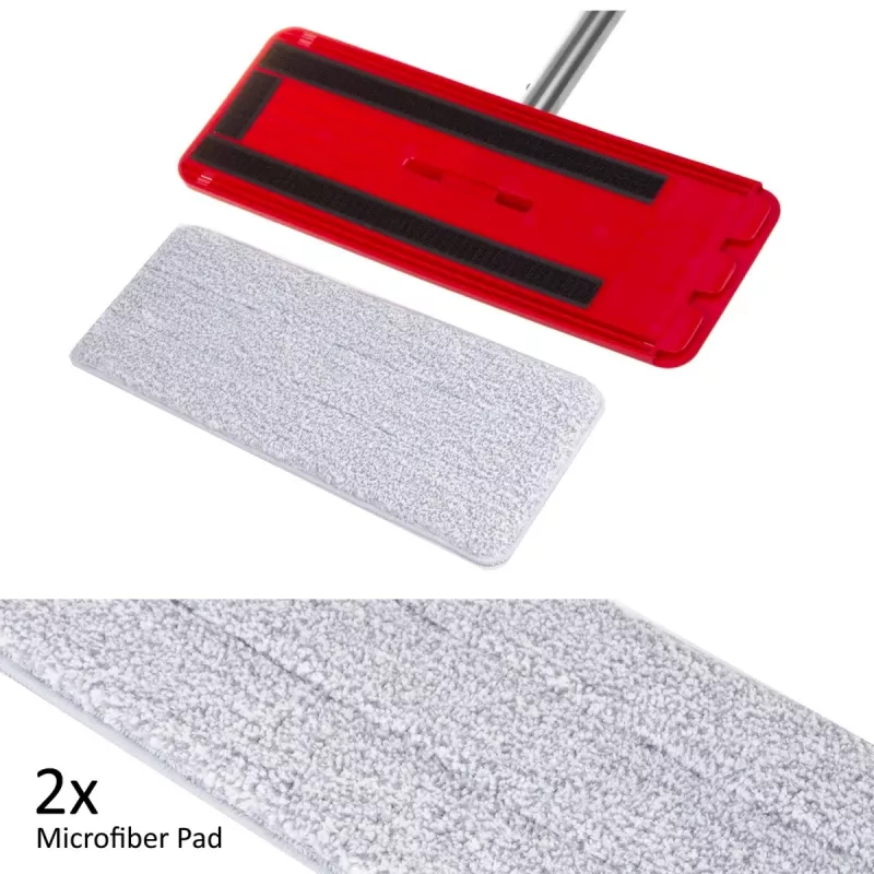 Conjunto de esfregona plana GB870 MaxiClean com balde de limpeza 2 em 1 5,7L, sistema de limpeza de chão com cabeça de esfregona rotativa 360°