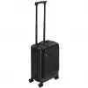 Mala de cabine Rivacase Clark ECO 8181 — mala de bagagem de mão compacta, preta