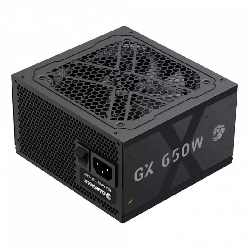 Fonte de alimentação Gamemax, 80 PLUS, Gold | GX 650GF | 650 W