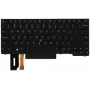 Teclado para portátil Lenovo FRU01YP333 para ThinkPad T480s, layout grego, preto