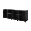 Cómoda Cama Meble ETNA 2000×420×820 mm, preto mate, aglomerado