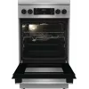Gorenje GKS5C71XF fogão independente com forno prateado