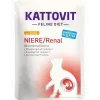 Comida húmida para gatos KATTOVIT Rim/Renal saco 85 g – 12 x 85 g, aves (vaca, frango, pato, peru) para gatos adultos com insuficiência renal