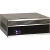 Caixa de PC INTER-TECH S21 preta/prateada, suporte ATX para 6 ventoinhas