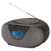 Micro-sistema de áudio Aiwa BBTU-400BK, leitor CD/MP3/FM-PLL/BT (Preto)
