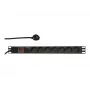Proteção contra sobretensão LogiLink PDU7C01 preto 7 saídas AC 230 V 2 m