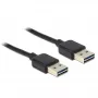 Cabo USB DeLOCK 85556 USB 2.0 2 m preto