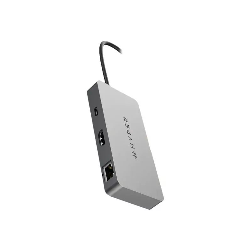 HYPER HDMB2 Hub de interface USB 3.2 Gen 1 (3.1 Gen 1) Type-C 5000 Mbit/s Aço inoxidável