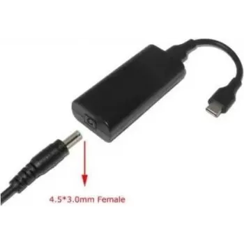 CoreParts MBXUSBC-CO0006 Adaptador de cabo 4,5*3,0 USB C preto