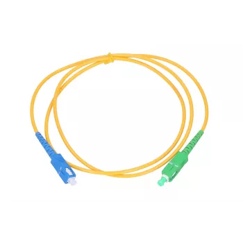 Cabo de rede Extralink Patchcord SC/APC-SC/UPC Monomodo G652D 1m