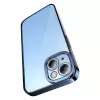 Conjunto de capa protetora e vidro temperado Baseus para iPhone 14 Plus – brilhante transparente azul