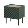 Cama Meble ONDA 301462 mesa de cabeceira, conjunto de 2 unidades, 50×40×54 cm, verde