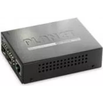 Conversor de rede PLANET FT-1205A 200 Mbit/s preto