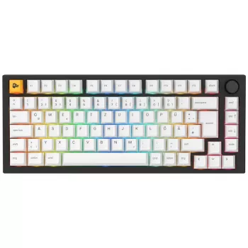 Teclado Glorious GMMK Pro Preto Slate 75% TKL - Pré-montado, layout ISO-DE - preto (GLO-GMMK-P75-FOX-ISO-B-DE)