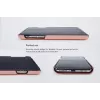 Capa traseira VixFox para iPhone XSMAX com compartimento para cartões, rosa
