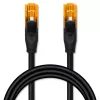 Cabo de rede UTP Cat6 QOLTEC 25 m, 2×RJ45, preto