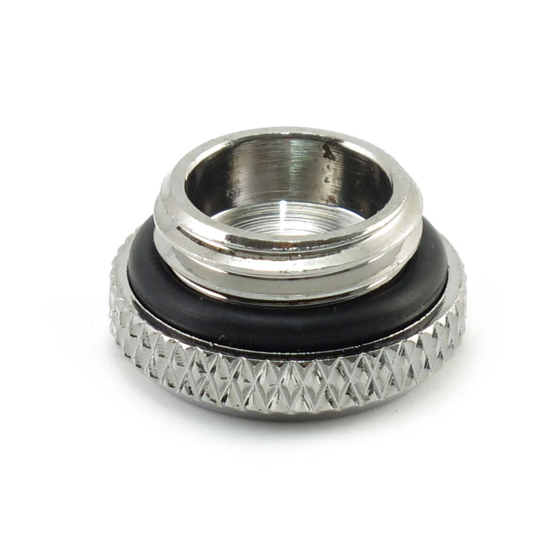 Tampão XSPC G1/4 polegadas rosca macho V2 — pack de 10, cromado