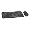 Logitech Pebble 2 Combo for Mac Teclado e rato sem fios QWERTZ alemão grafite