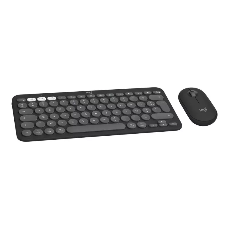 Logitech Pebble 2 Combo for Mac Teclado e rato sem fios QWERTZ alemão grafite
