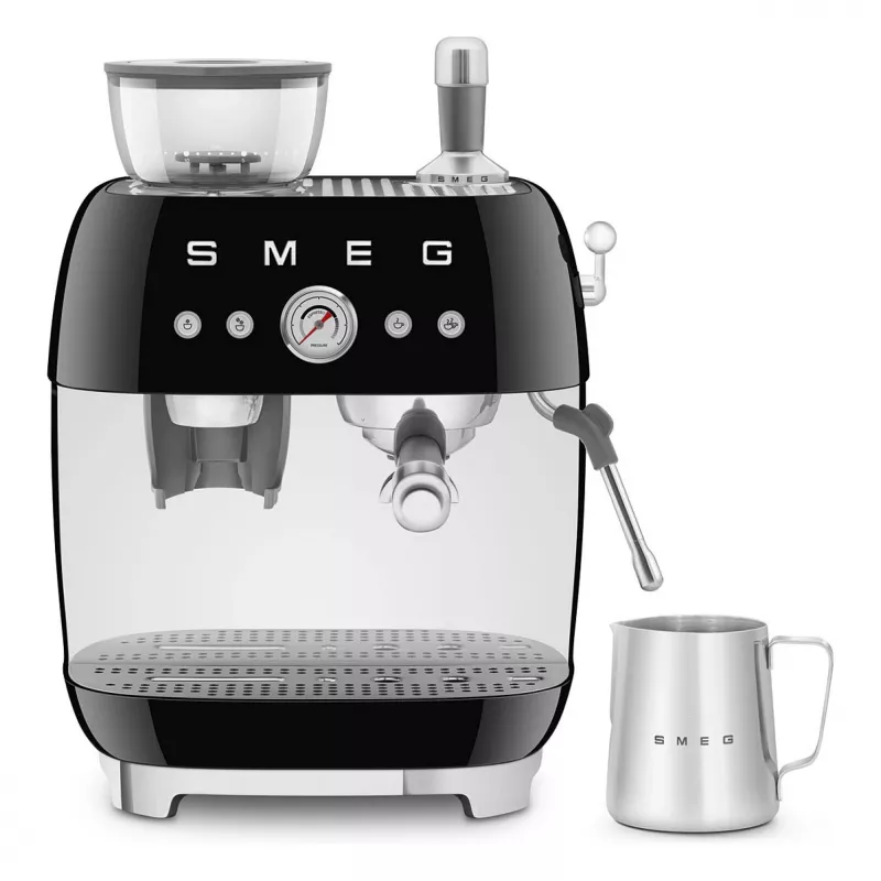 SMEG EGF03BLEU Máquina de café expresso. Máquina de café automática 50s Style. preta