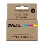 Tinteiro compatível ACTIS KC-41R — ciano, magenta, amarelo, à base de corante, capacidade standard, compatível com Canon CL-41/CL-51