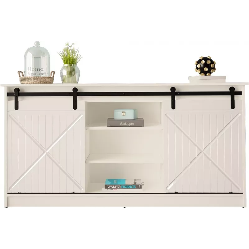 Cómoda 160x80x35 GRANERO branco/branco brilhante