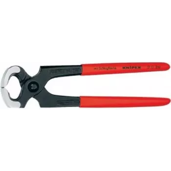 Knipex 51 01 210 alicate de corte frontal para carpinteiro estilo cabeça de martelo, 210 mm