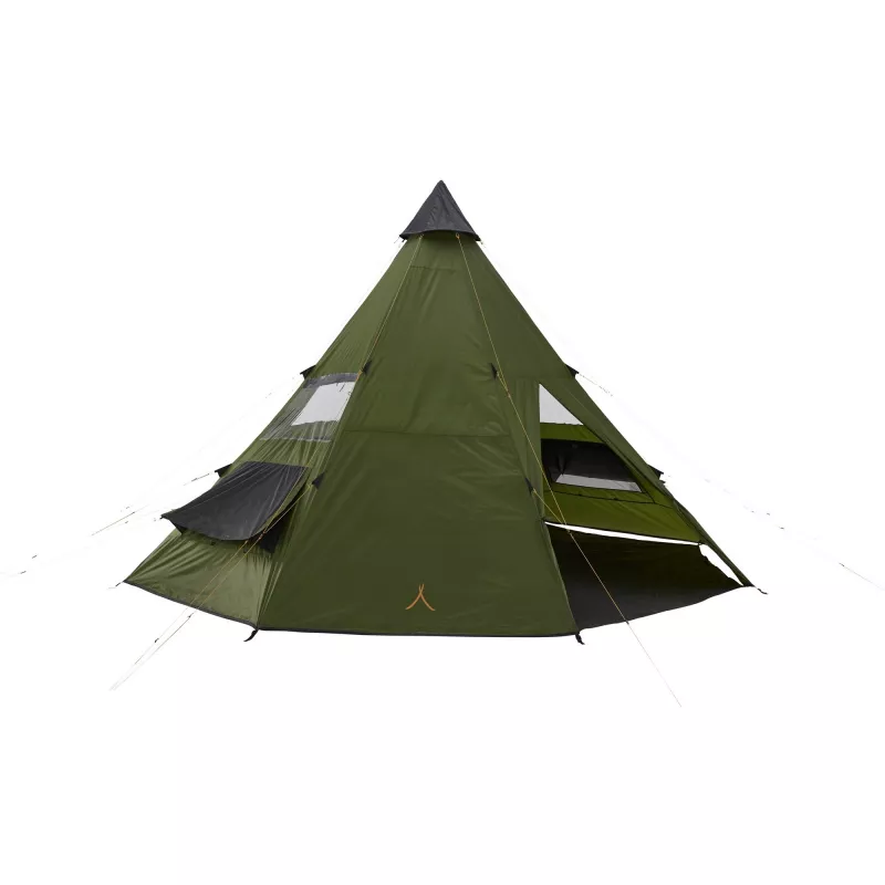 Tenda Grand Canyon preto FALLS 8 8P olivá — tenda de campismo para 8 pessoas