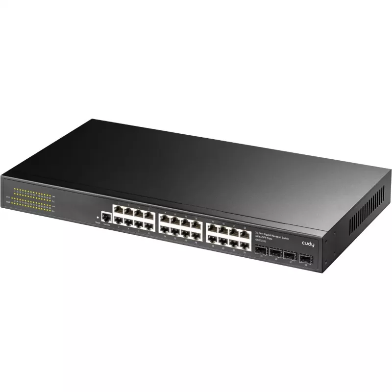 Switch gerido Cudy GS2024S2 L2/L3 Gigabit Ethernet 24 portas 1U
