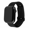 Conjunto de pulseiras de silicone FIXED FIXSST2-434-BK para Apple Watch 42/44/45mm – preto, design desportivo fixo
