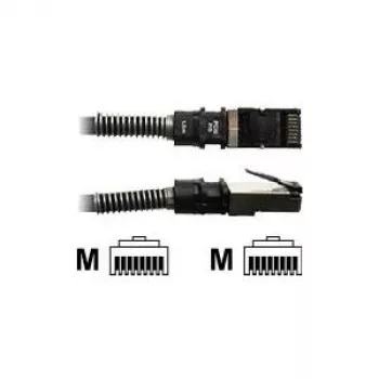 Cabo de rede PatchSee PCI6 FTP preto Cat6a 1,2 m