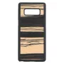 Capa para smartphone man and wood para Samsung Galaxy Note 8 — ébano branco acabamento preto