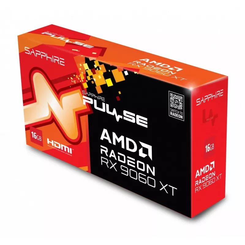 SAPPHIRE PULSE Radeon RX 9060 XT 16GB placa gráfica