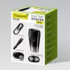 Máquina de barbear elétrica Maestro MR-672 USB recarregável à prova de água – máquina de lâmina para viagem