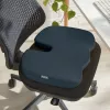 Almofada de assento Leitz Ergo Cosy, almofada de assento, universal, cinzento, cunha, liso, fecho de correr