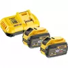Carregador de bateria DeWALT DCB118Y2T-QW iões de lítio 12 Ah