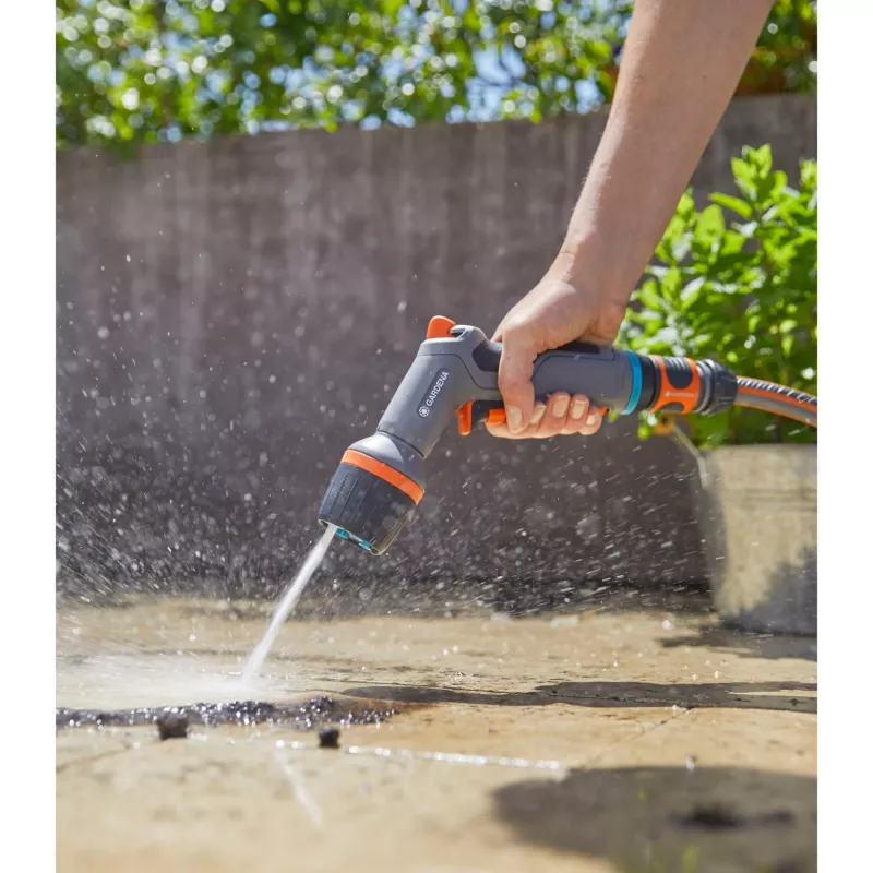 Pistola de limpeza Comfort ecoPulse, pistola de pulverização cinzento/laranja