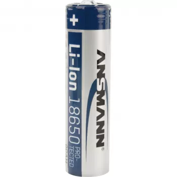 ANSMANN - Bateria 18650 - Li-Ion - 2600 mAh - 9,36 Wh - prateado (1307-0000)