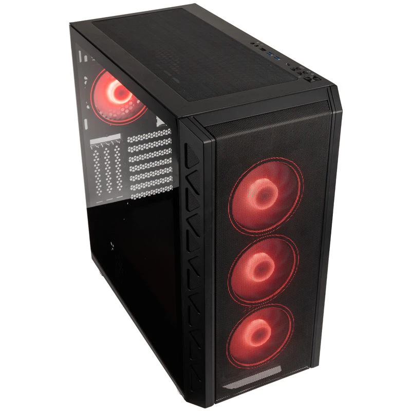 Caixa de PC Kolink Citadel Mesh ATX ARGB Midi-Tower – preto, fator de forma ATX miditower