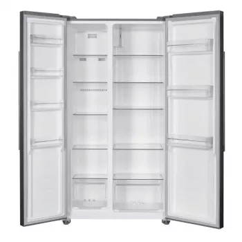 Frigorífico side-by-side MPM MPM-427-SBS-05/NL — 472 L, No Frost, Inverter, visor LED, branco, 900×1770×590 mm