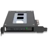 ICY Dock ToughArmor MB111VP-B - rack de armazenamento móvel - para M.2 / M.3 SSD rack móvel - 2,5 polegadas (6,4 cm) - NVMe - PCIe 4.0 x4 - Preto (MB111VP-B)