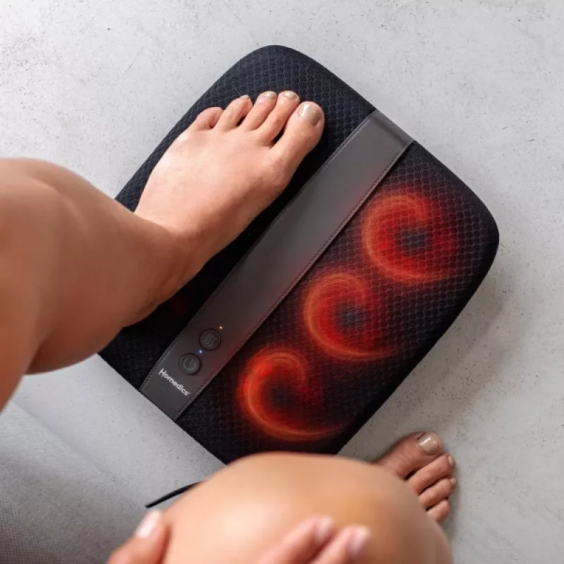 Massajador de pés HoMedics FM-TS12H-EU Shiatsu Deluxe com funções de calor e amassamento