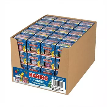 Expositor de doces Haribo A1805 85 g (6×5) Winter Scents – expositor de balcão com 30 embalagens